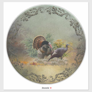 Wild turkey sticker