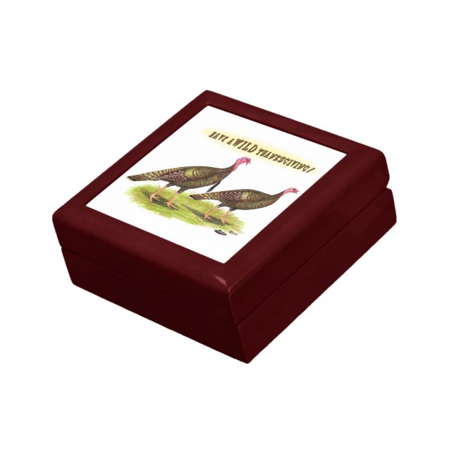 Wild Turkey Thanksgiving Gift Box (Side)