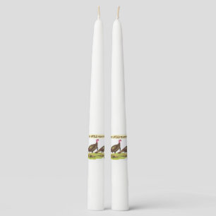 Wild Turkey Thanksgiving Taper Candle