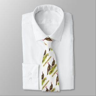 Wild Turkey Thanksgiving Tie