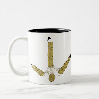 Wild Turkey Track Two-Tone Coffee Mug