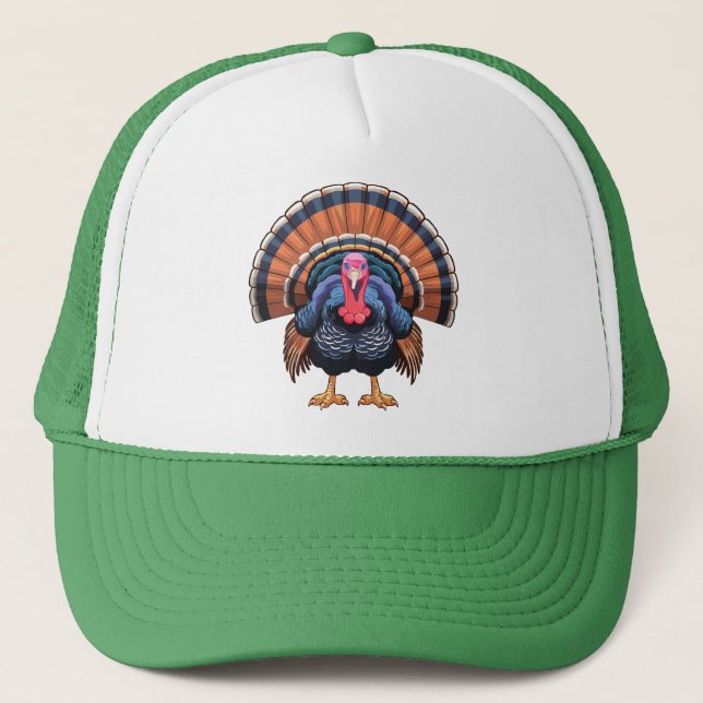Wild turkey trucker hat (Front)