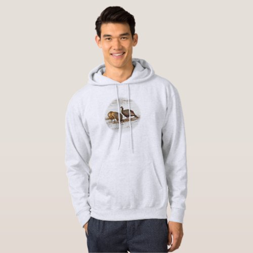 Wild Turkeys in Snow Hoodie