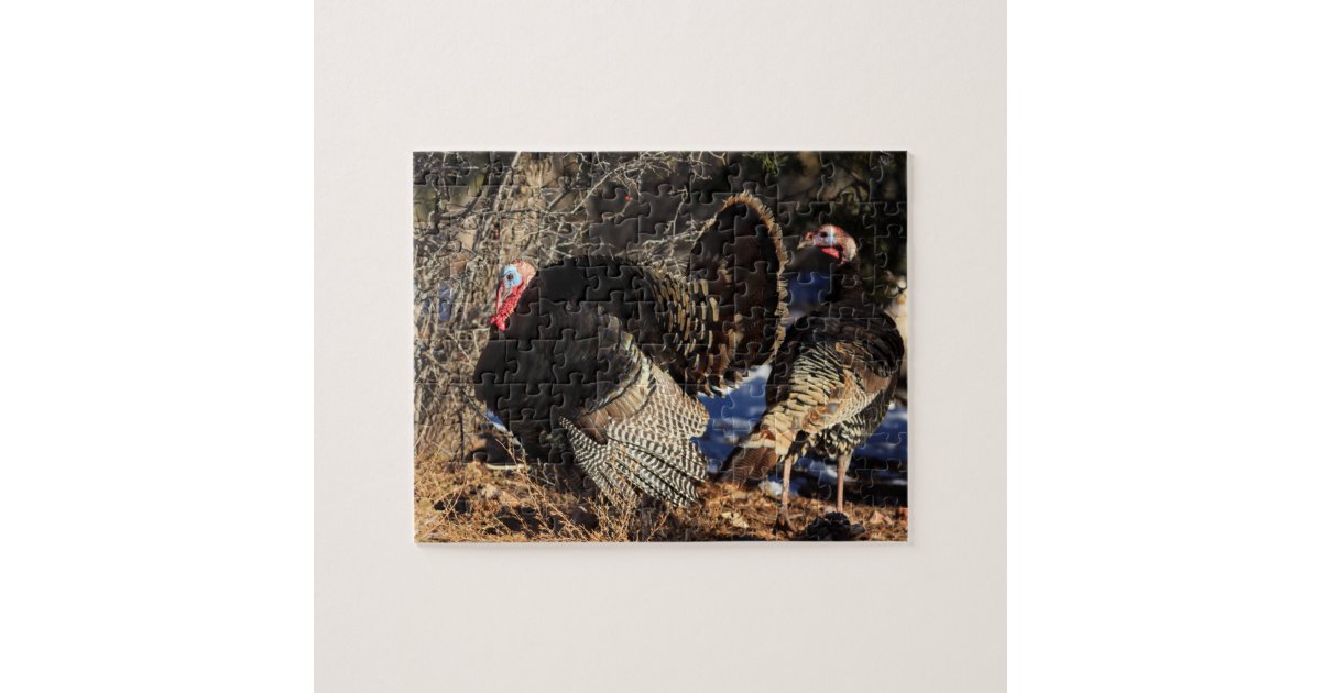 Wild Turkeys Jigsaw Puzzle | Zazzle