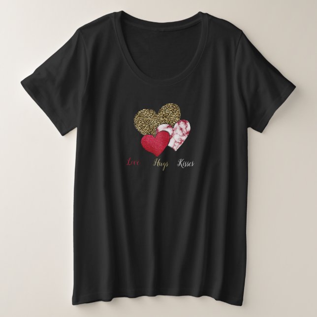 Wild valentine  plus size T-Shirt (Design Front)