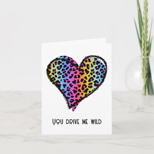 Wild Valentine's Day card, funny valentine's card (Front)