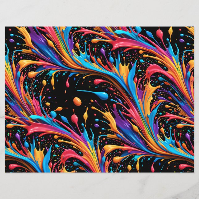 Wild Vibrant Paint Splash (Front)