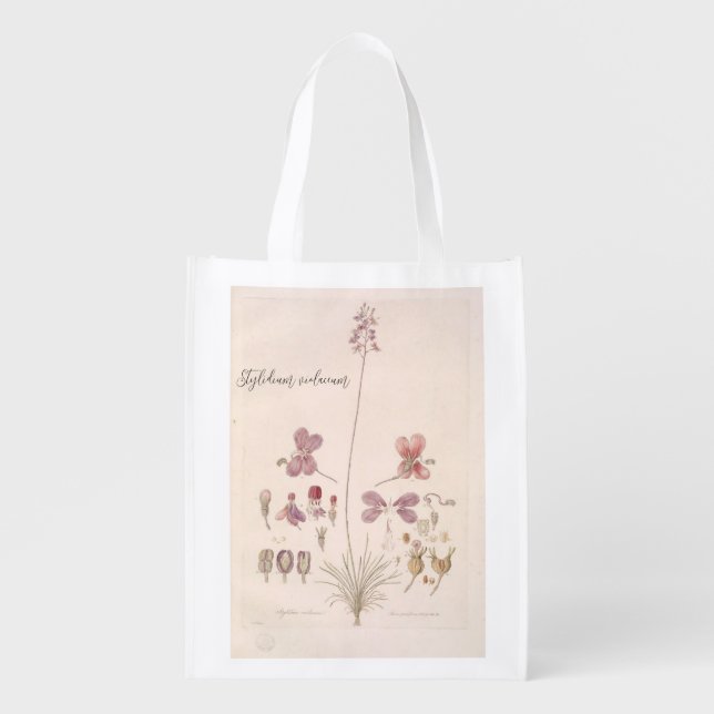 Wild violet recyclable bag (Front)