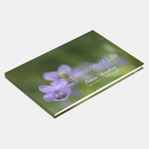 Wild Violets Celebration of Life Guest Book