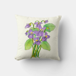 Wild Violets Pillow