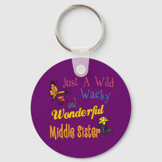 Wild Wacky Wonderful Middle Sister Collection Keychain
