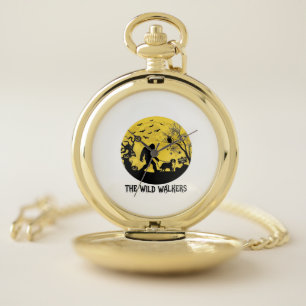 Wild Walkers Bigfoot Walking Bernese Halloween Hau Pocket Watch
