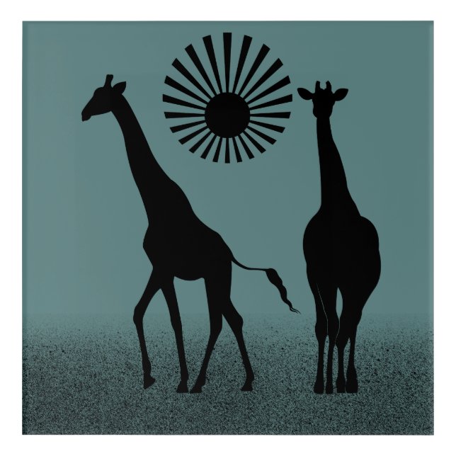 Wild wall decor Acrylic Art (Front)