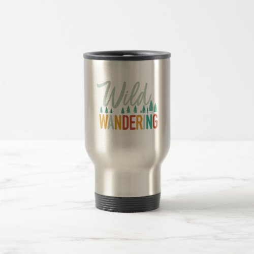 Wild wandering travel mug