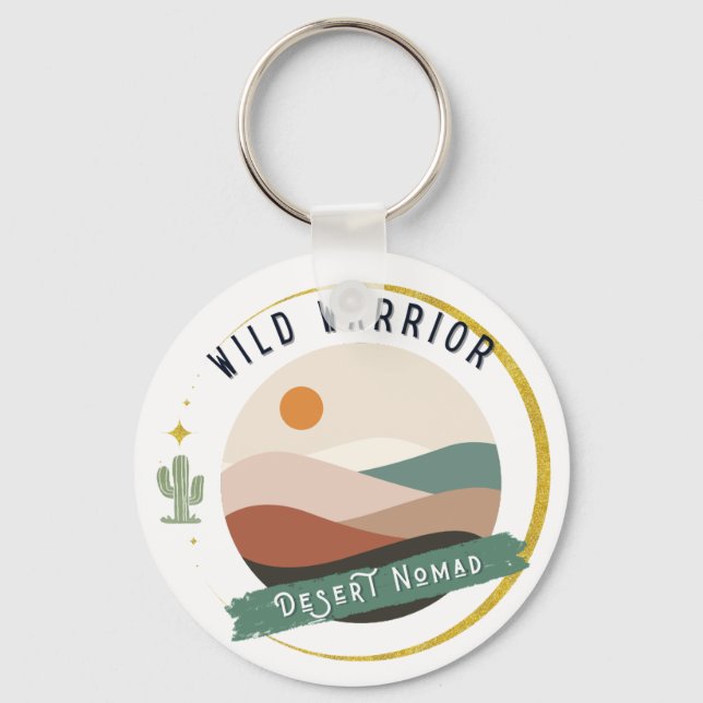 Wild Warrior Desert Nomad Keychain (Front)