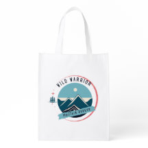 Wild Warrior Mountain Seeker Grocery Bag