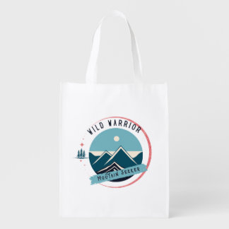 Wild Warrior Mountain Seeker Grocery Bag