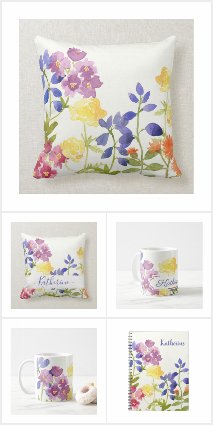 WILD WATERCOLOUR BLOSSOMS