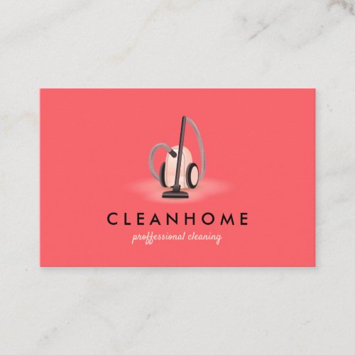 Wild Watermelon Color Pink Cleaning Washing Carpet Business Card