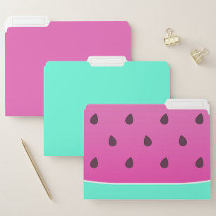 Wild Watermelon Medley Colorful Custom File Folder
