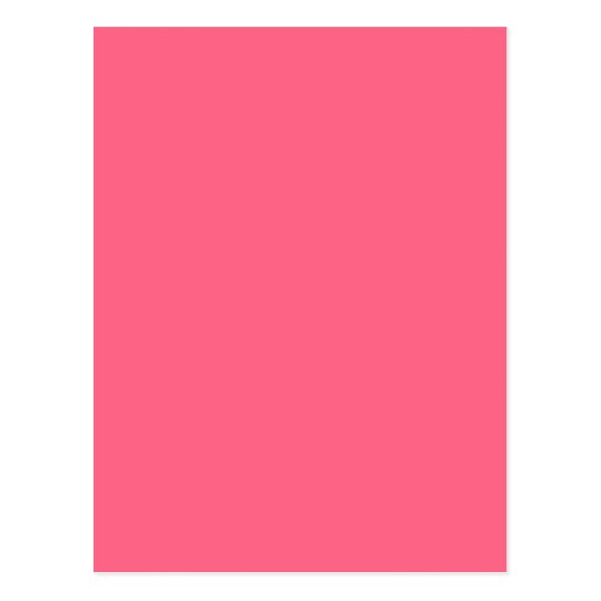 Download WILD WATERMELON PINK (solid color background) ~ Postcard | Zazzle.com