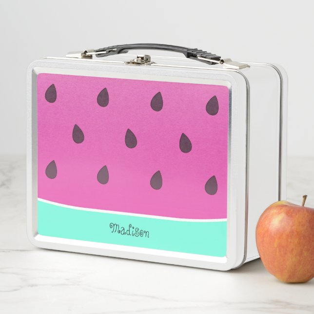 Wild Watermelon Slice | Personalized Metal Lunch Box (In Situ)