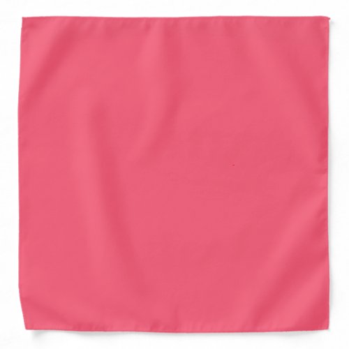 Wild Watermelon Solid Color Bandana