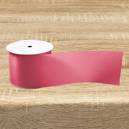 Wild Watermelon Solid Color Satin Ribbon