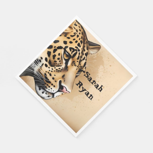 Wild Wedding Invitation Inspired by Nature Napkins (Corner)