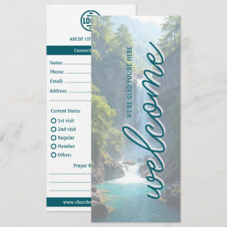 Wild & Welcome Church Connection Card