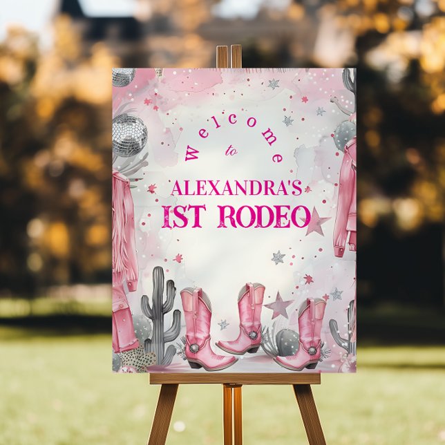 Wild West 1st Rodeo Birthday Foam Board (Creator Uploaded)