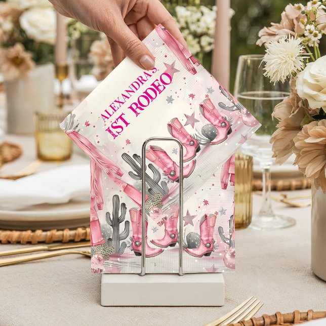 Wild West 1st Rodeo Birthday Napkins (Creator Uploaded)