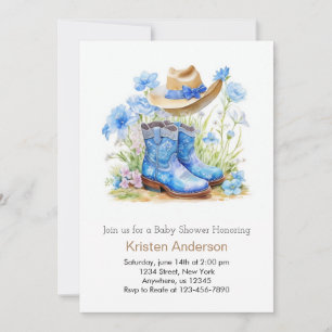 Wild West Adventure Baby Shower Invitation