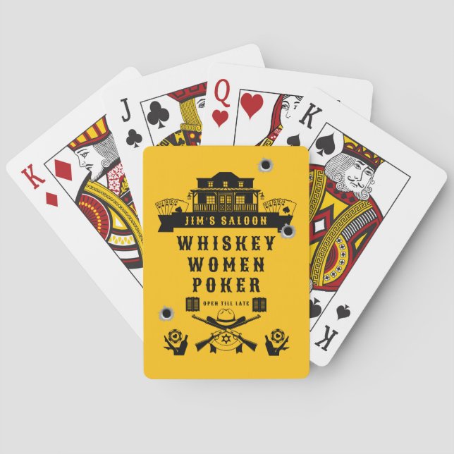 Wild West Americana Poker Cards (Back)