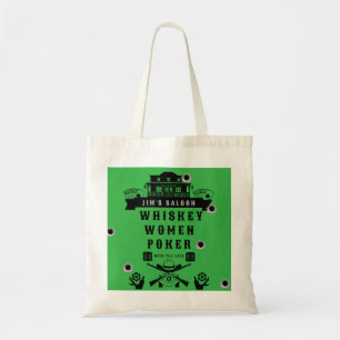 Wild West Americana Poker Tote Bag