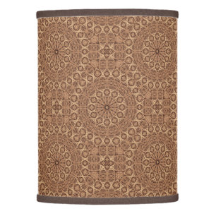 Wild West Brown Rope Kaleidoscope Lamp Shade