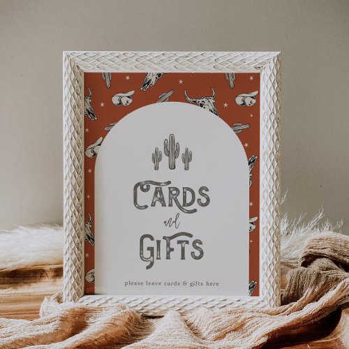 Wild West Cards and Gifts Sign