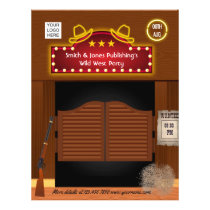 Wild West Corporate Function add photo and logo Flyer
