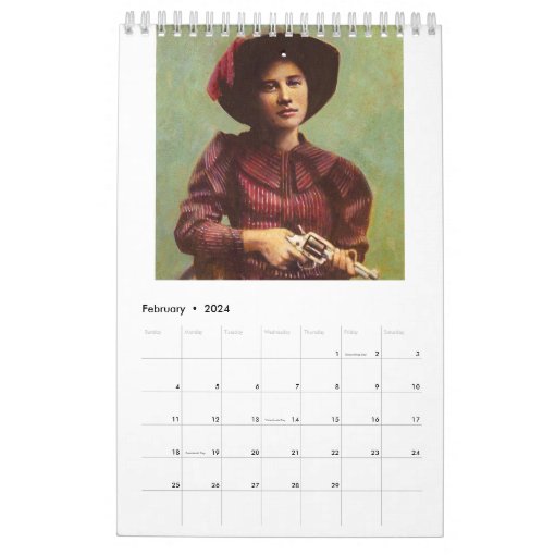 Wild West Cover Art Calendar | Zazzle