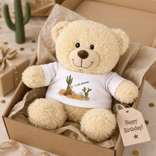 Wild West Cowboy Birthday I Love You Gift Teddy Bear