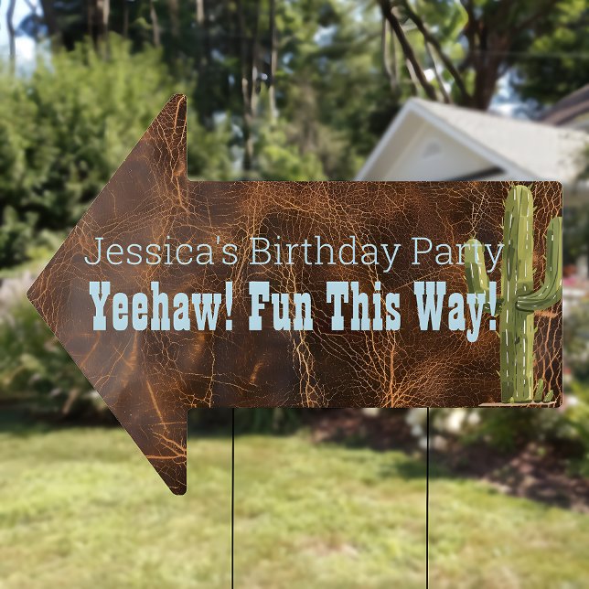 Wild West Cowboy Birthday  Sign (Creator Uploaded)