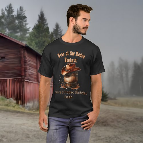 Wild west Cowboy Birthday T_Shirt