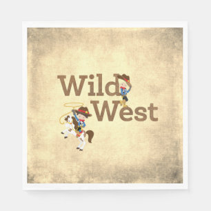 Wild West Cowboy Cowgirl Western Theme Napkins