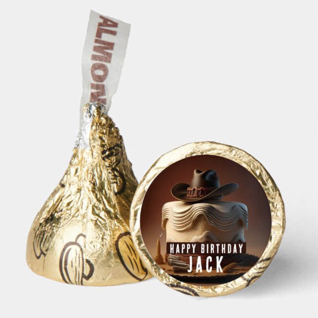 Wild West Cowboy Hat Cake Hershey's Kisse Hershey®'s Kisses® (Front)