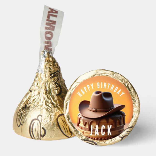 Wild West Cowboy Hat Cake Hershey's Kisse Hershey®'s Kisses® (Front)