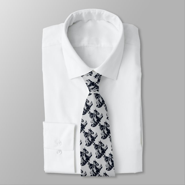 Wild West Cowboy Horse Back Riding Neck Tie (Tied)
