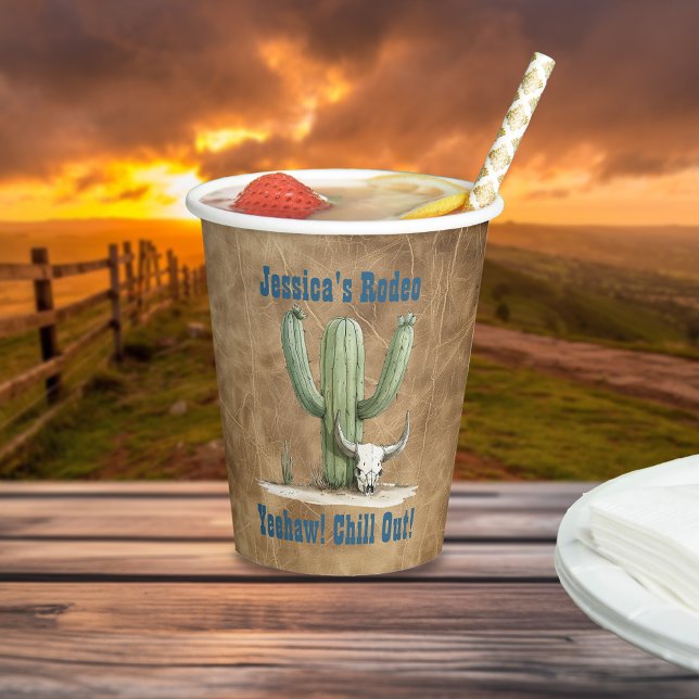 Wild West Cowboy  Paper Cups (Creator Uploaded)