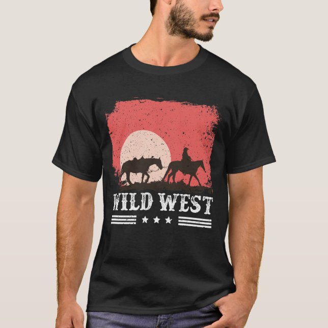 Wild West Cowboy T-Shirt (Front)