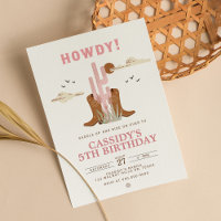 Wild West Cowgirl Country Western Birthday Party