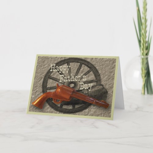 Wild West  Fathers Day Card